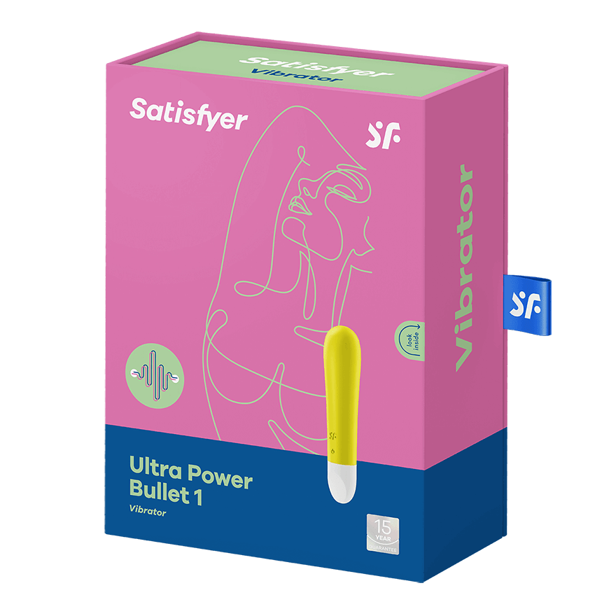 Satisfyer Ultra Power Bullet 1 Rechargeable Silicone 12 Level Bullet Vibrator