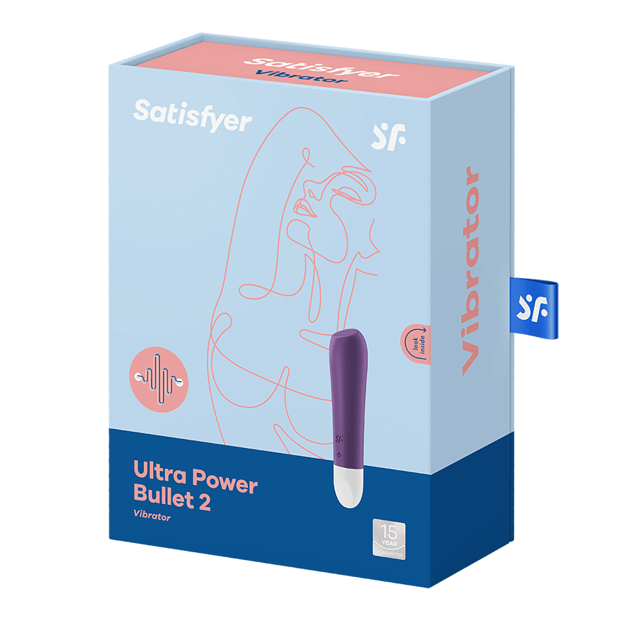 Satisfyer Ultra Power Bullet 2 Rechargeable Silicone 12 Function Bullet Vibrator