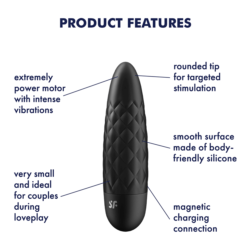Satisfyer Ultra Power Bullet 5 Rechargeable 12 Level Bullet Vibrator
