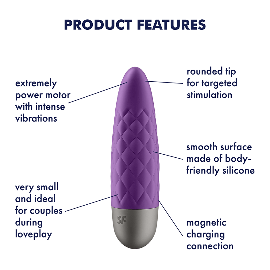 Satisfyer Ultra Power Bullet 5 Rechargeable 12 Level Bullet Vibrator