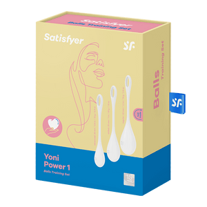Satisfyer Yoni Power 1 Silicone Weighted Ben Wa Balls Set for Pelvic Floor Training