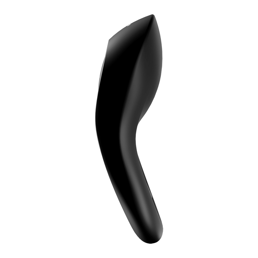 Satisfyer Lengendary Duo Silicone Couples 12 Level Vibrating Penis & Ball Ring Black