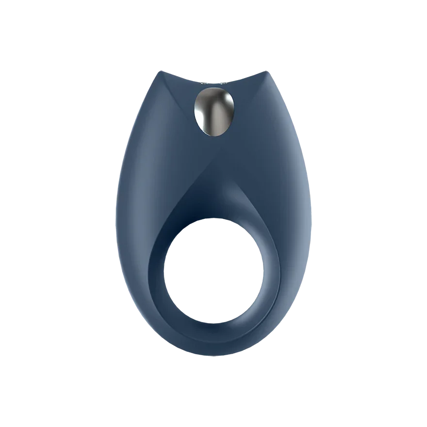 Satisfyer Royal One Rechargeable App Enabled Couple's Vibrating Penis Ring Blue