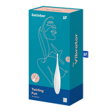 Satisfyer Twirling Fun Silicone 12 Function Clit & Nipple Vibrator