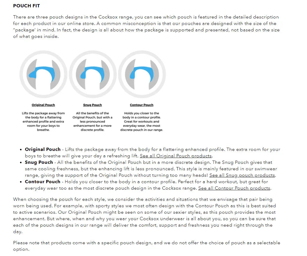 Cocksox Enhancing Pouch Thong Blue