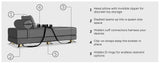 Liberator Divan Bondage Daybed with Microfiber Cuff Kit