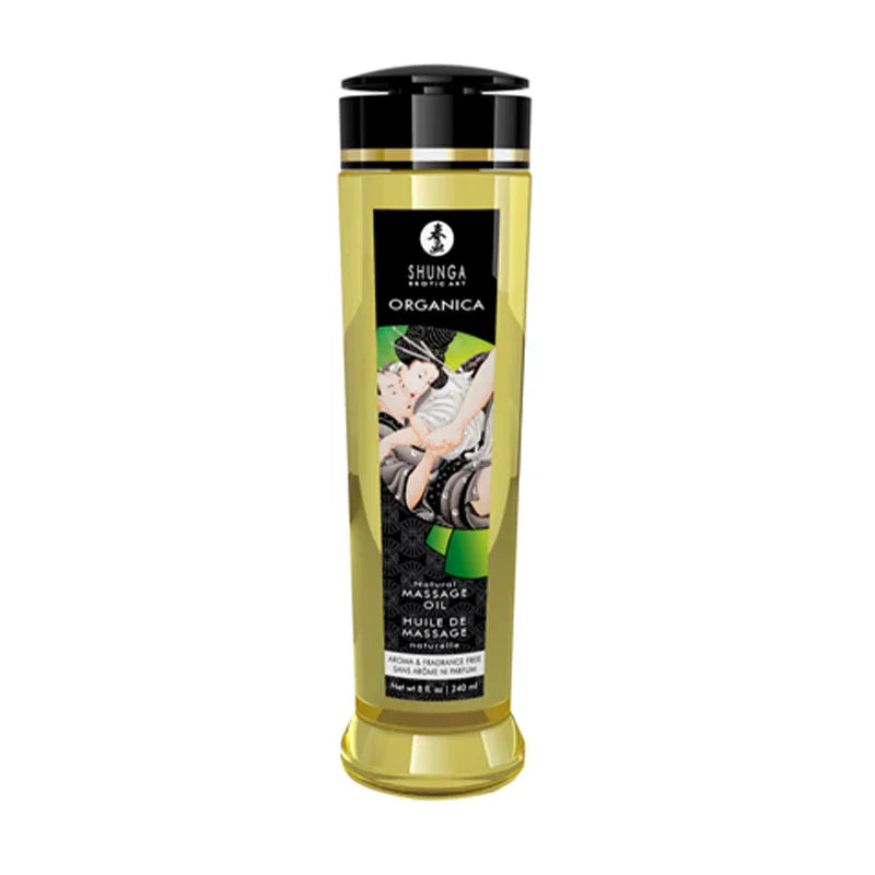 Shunga Organica Kissable Massage Oil Natural 8 Oz