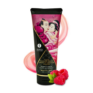 Shunga Erotic Art Kissable Massage Cream Raspberry 7 Oz