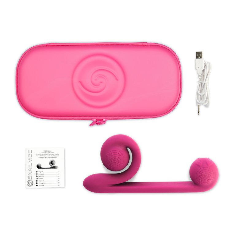 Snail Vibe Flexible Clitoral & G-Spot 5 Speed Rechargeable Vibrator