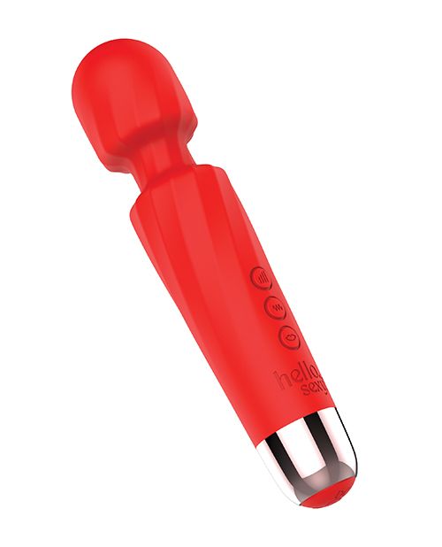 Hello Sexy! Hello, Halo! 8 Speed Waterproof Compact Wand Massager