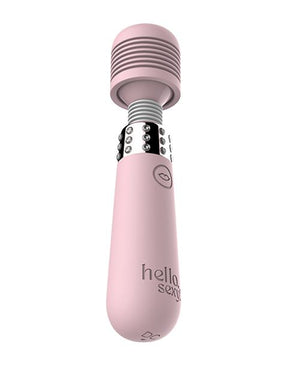 Hello Sexy! Bling Bling 10 Speed Waterproof Mini Wand Massager with Pleasure Ridges