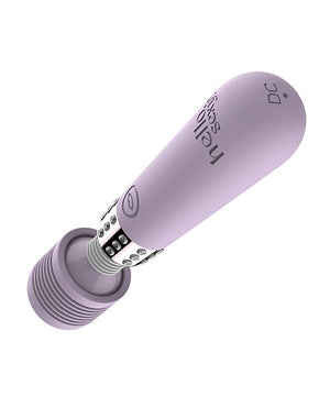 Hello Sexy! Bling Bling 10 Speed Waterproof Mini Wand Massager with Pleasure Ridges