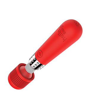 Hello Sexy! Bling Bling 10 Speed Waterproof Mini Wand Massager with Pleasure Ridges