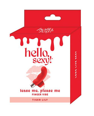 Hello Sexy! Tease Me, Please Me 10 Vibrations Clitoral Finger Vibe