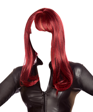 Roma Costume Wig Only Costume Accessory Burgundy One Size