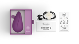 Womanizer Liberty 2 Clitoral 8 Level Stimulator with Travel Cover & Pleasure Air Technology