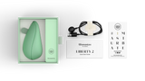 Womanizer Liberty 2 Clitoral 8 Level Stimulator with Travel Cover & Pleasure Air Technology