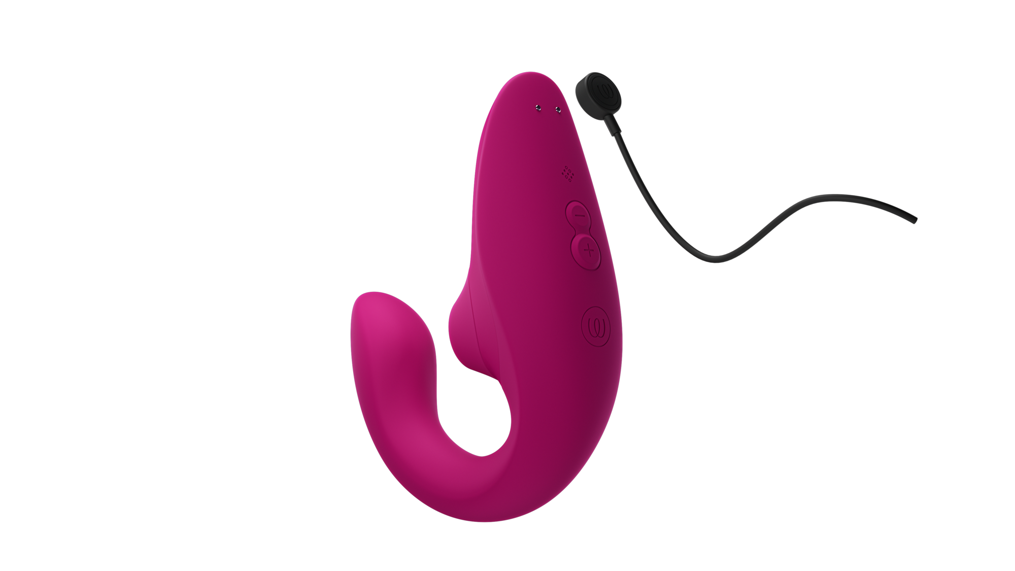 Womanizer Blend Rechargeable Silicone Rabbit Vibrator with Clitoral Stimulator & Air Pulse Technology