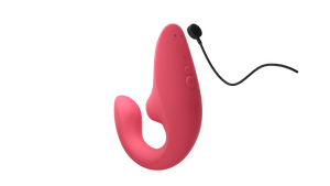 Womanizer Blend Rechargeable Silicone Rabbit Vibrator with Clitoral Stimulator & Air Pulse Technology