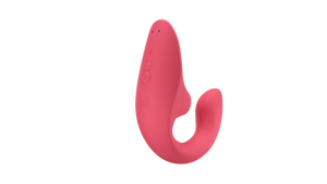 Womanizer Blend Rechargeable Silicone Rabbit Vibrator with Clitoral Stimulator & Air Pulse Technology