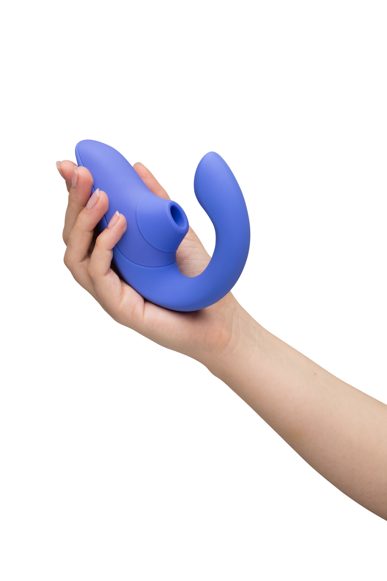 Womanizer Blend Rechargeable Silicone Rabbit Vibrator with Clitoral Stimulator & Air Pulse Technology