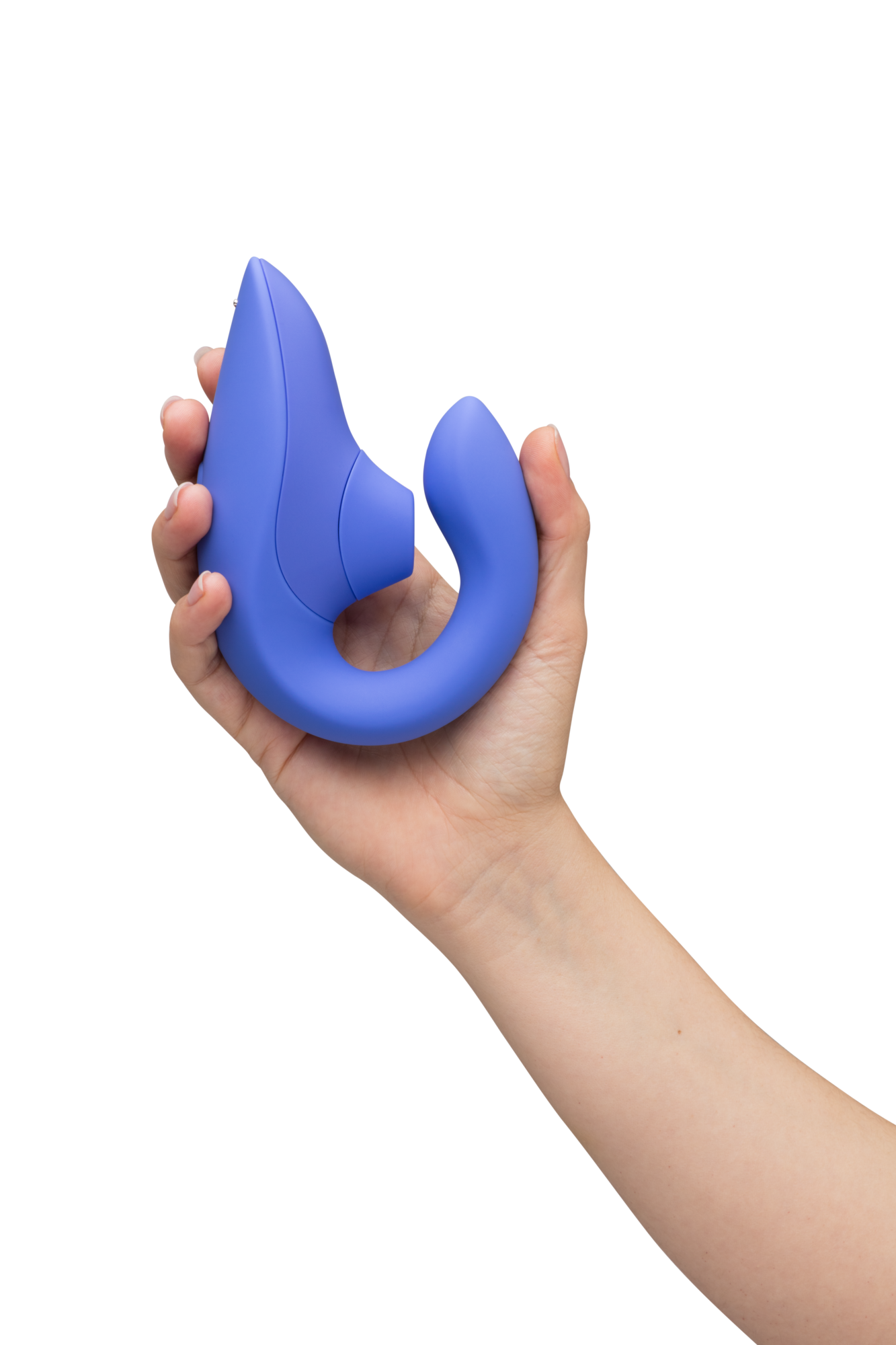 Womanizer Blend Rechargeable Silicone Rabbit Vibrator with Clitoral Stimulator & Air Pulse Technology