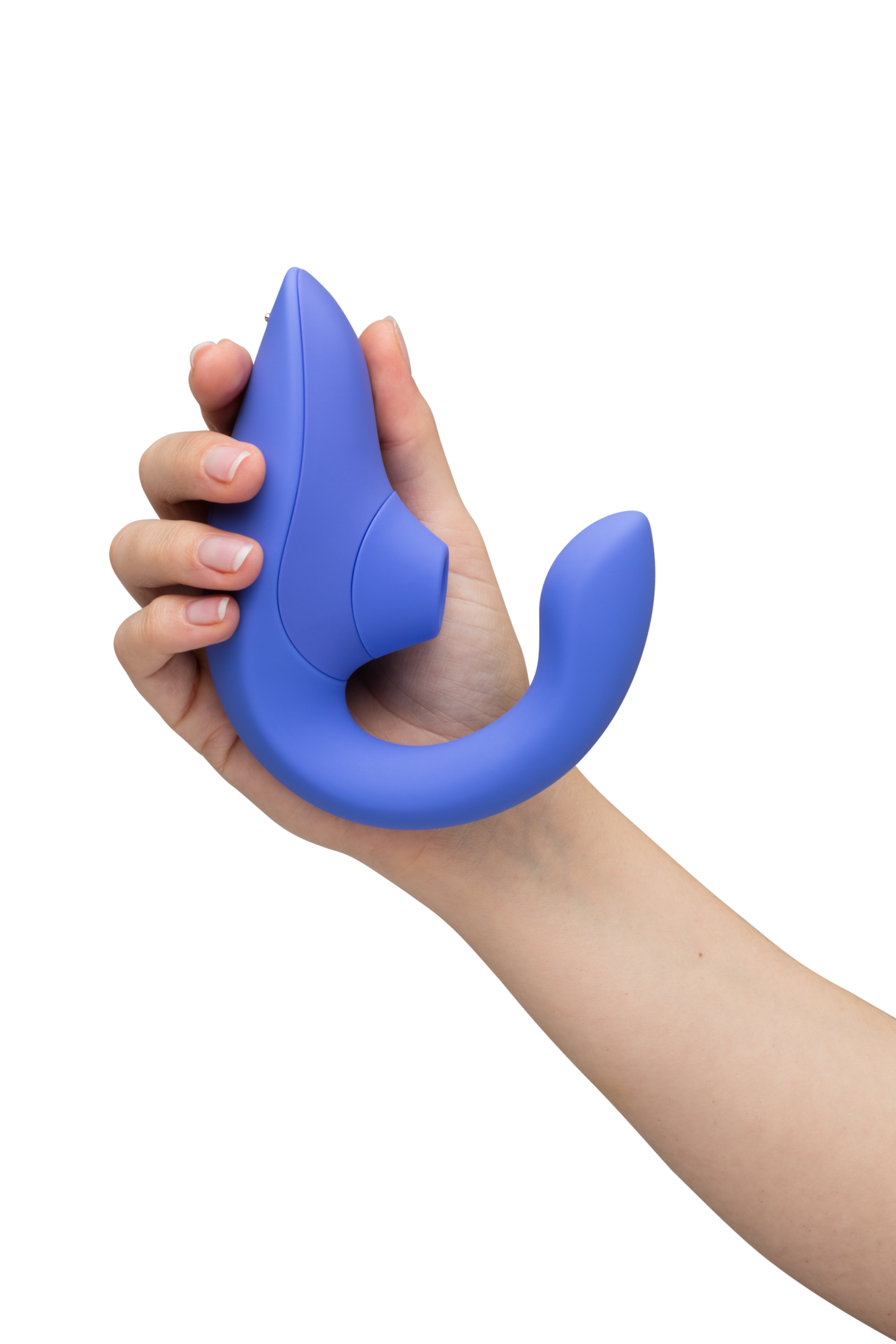 Womanizer Blend Rechargeable Silicone Rabbit Vibrator with Clitoral Stimulator & Air Pulse Technology