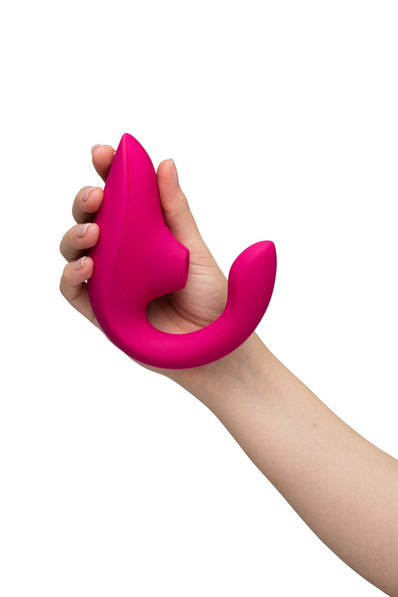 Womanizer Blend Rechargeable Silicone Rabbit Vibrator with Clitoral Stimulator & Air Pulse Technology