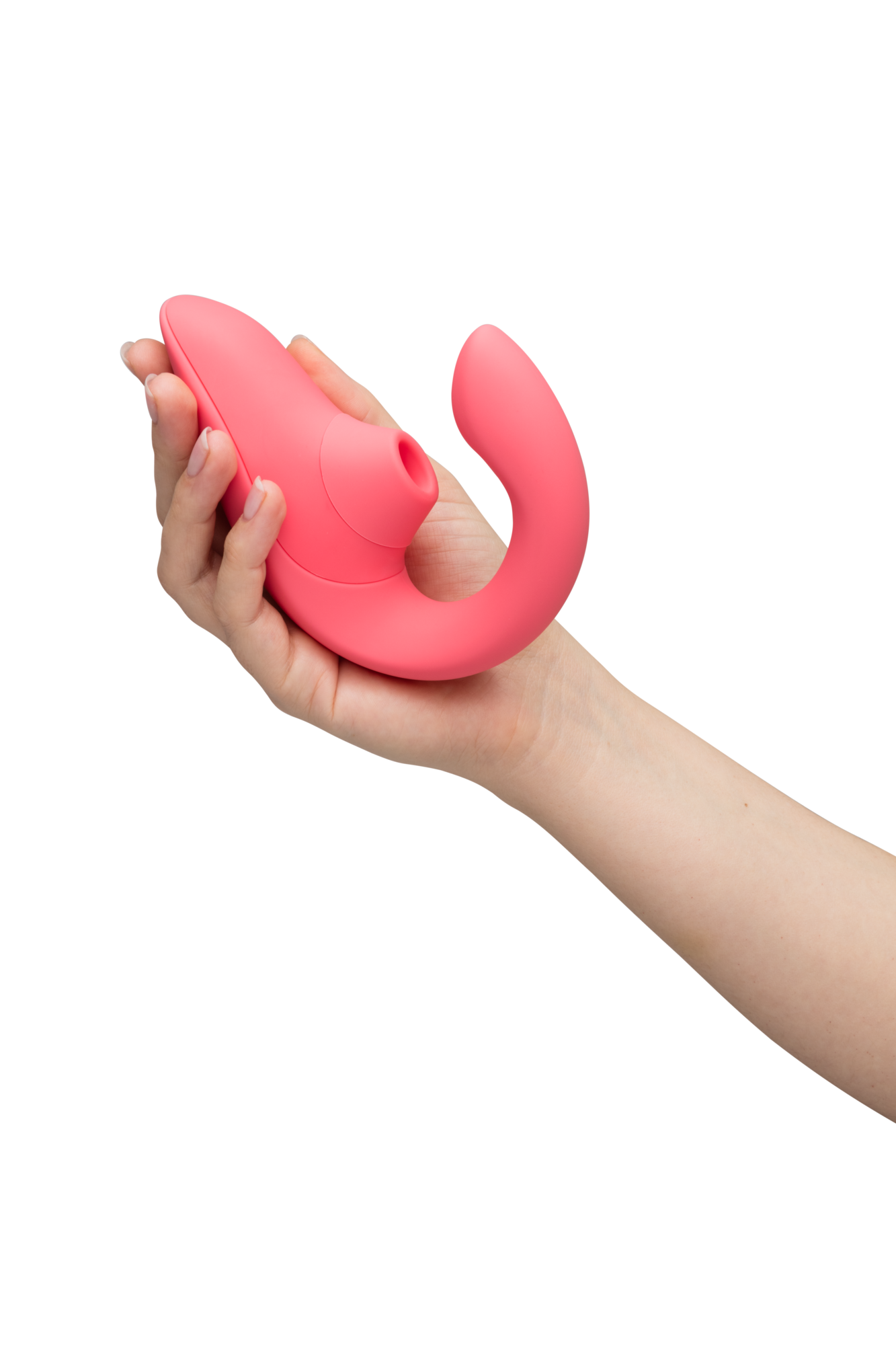 Womanizer Blend Rechargeable Silicone Rabbit Vibrator with Clitoral Stimulator & Air Pulse Technology