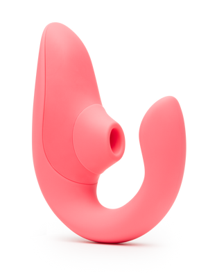 Womanizer Blend Rechargeable Silicone Rabbit Vibrator with Clitoral Stimulator & Air Pulse Technology