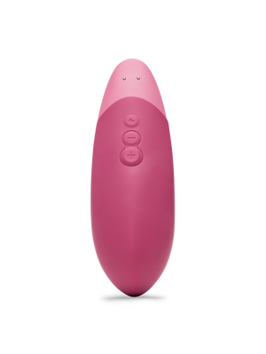 Womanizer Vibe Rechargeable Silicone Clitoral Noiseless Vibrator with UltraWave Vibration