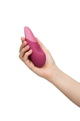 Womanizer Vibe Rechargeable Silicone Clitoral Noiseless Vibrator with UltraWave Vibration