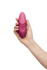Womanizer Vibe Rechargeable Silicone Clitoral Noiseless Vibrator with UltraWave Vibration