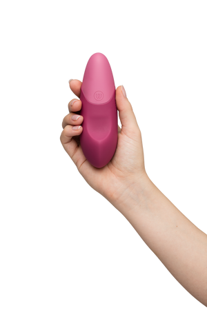 Womanizer Vibe Rechargeable Silicone Clitoral Noiseless Vibrator with UltraWave Vibration