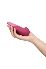 Womanizer Vibe Rechargeable Silicone Clitoral Noiseless Vibrator with UltraWave Vibration