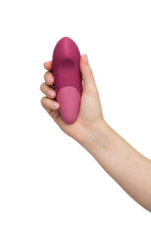 Womanizer Vibe Rechargeable Silicone Clitoral Noiseless Vibrator with UltraWave Vibration