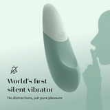 Womanizer Vibe Rechargeable Silicone Clitoral Noiseless Vibrator with UltraWave Vibration