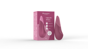 Womanizer Vibe Rechargeable Silicone Clitoral Noiseless Vibrator with UltraWave Vibration