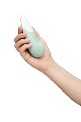Womanizer Vibe Rechargeable Silicone Clitoral Noiseless Vibrator with UltraWave Vibration