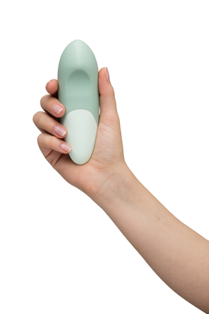 Womanizer Vibe Rechargeable Silicone Clitoral Noiseless Vibrator with UltraWave Vibration