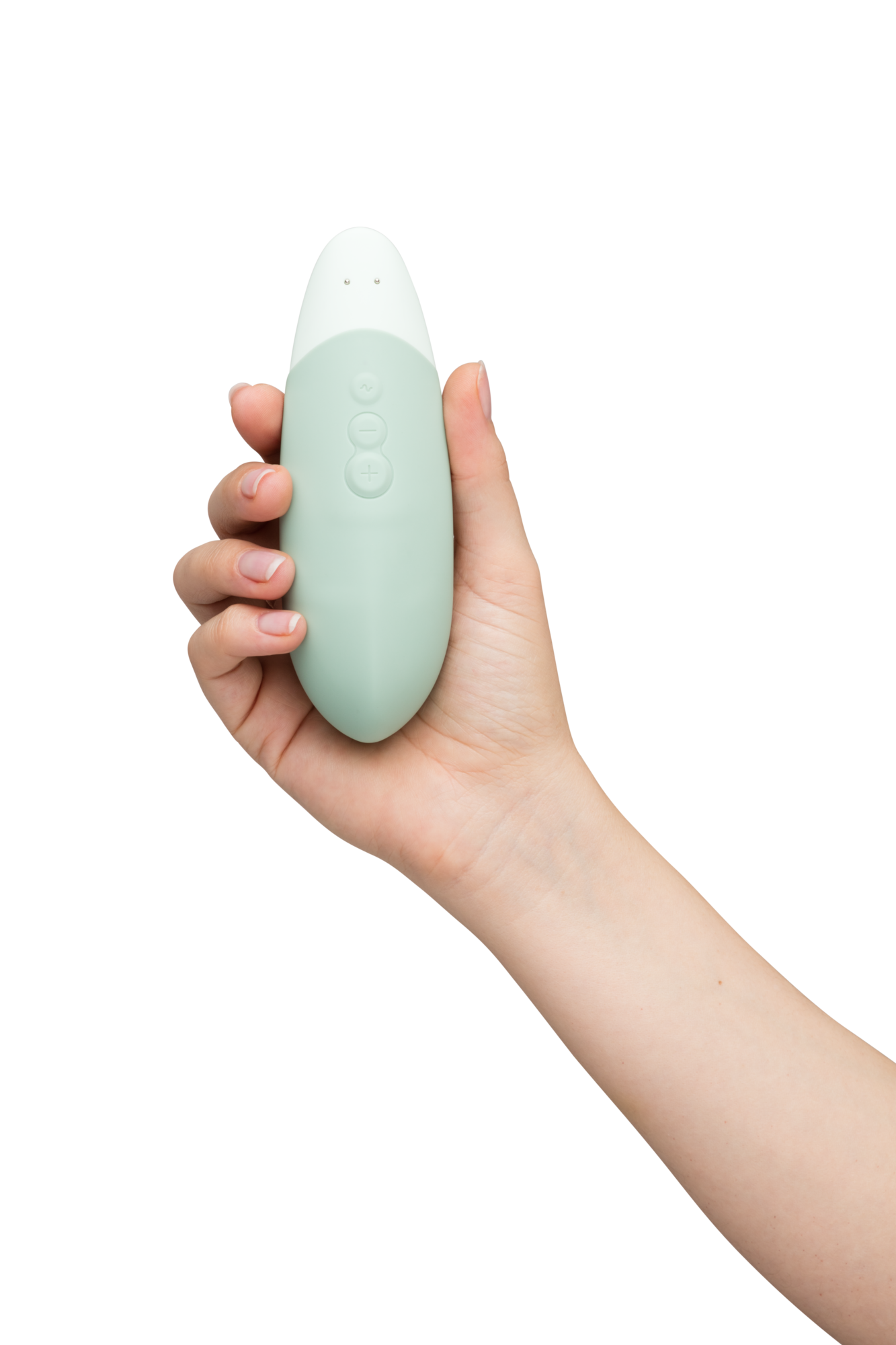 Womanizer Vibe Rechargeable Silicone Clitoral Noiseless Vibrator with UltraWave Vibration