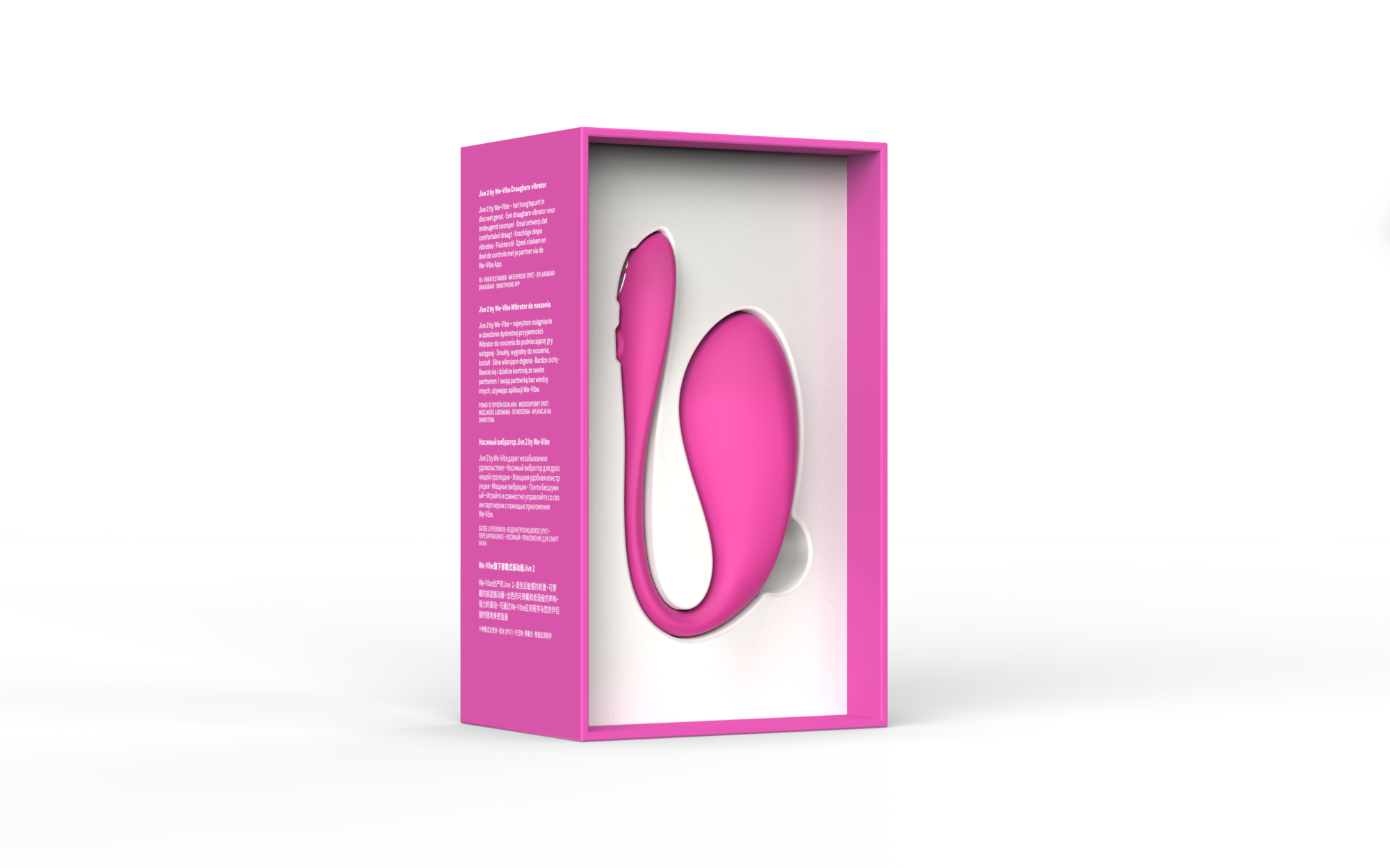 We-Vibe Jive 2 Silicone Rechargeable Remote Control Wearable G-Spot Vibrator Electric Pink