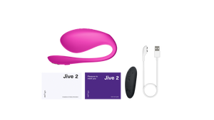 We-Vibe Jive 2 Silicone Rechargeable Remote Control Wearable G-Spot Vibrator Electric Pink