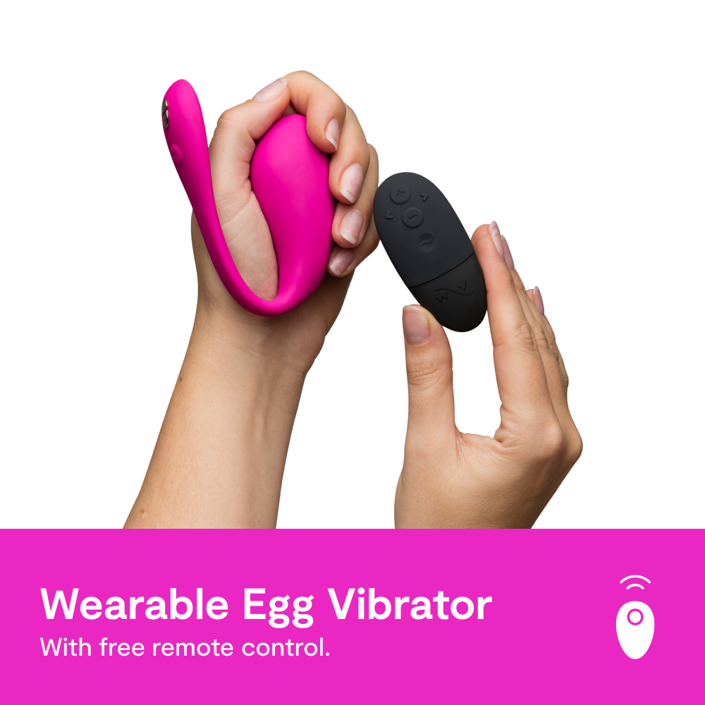 We-Vibe Jive 2 Silicone Rechargeable Remote Control Wearable G-Spot Vibrator Electric Pink