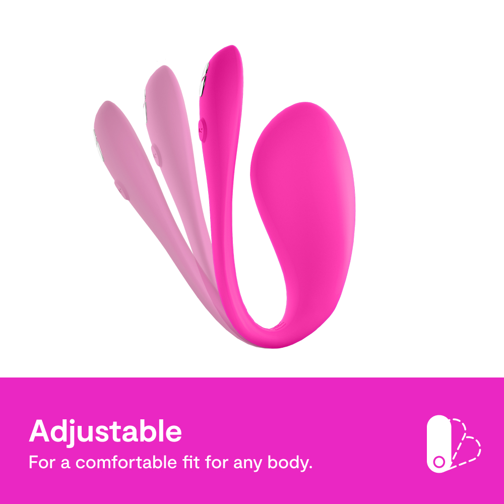 We-Vibe Jive 2 Silicone Rechargeable Remote Control Wearable G-Spot Vibrator Electric Pink