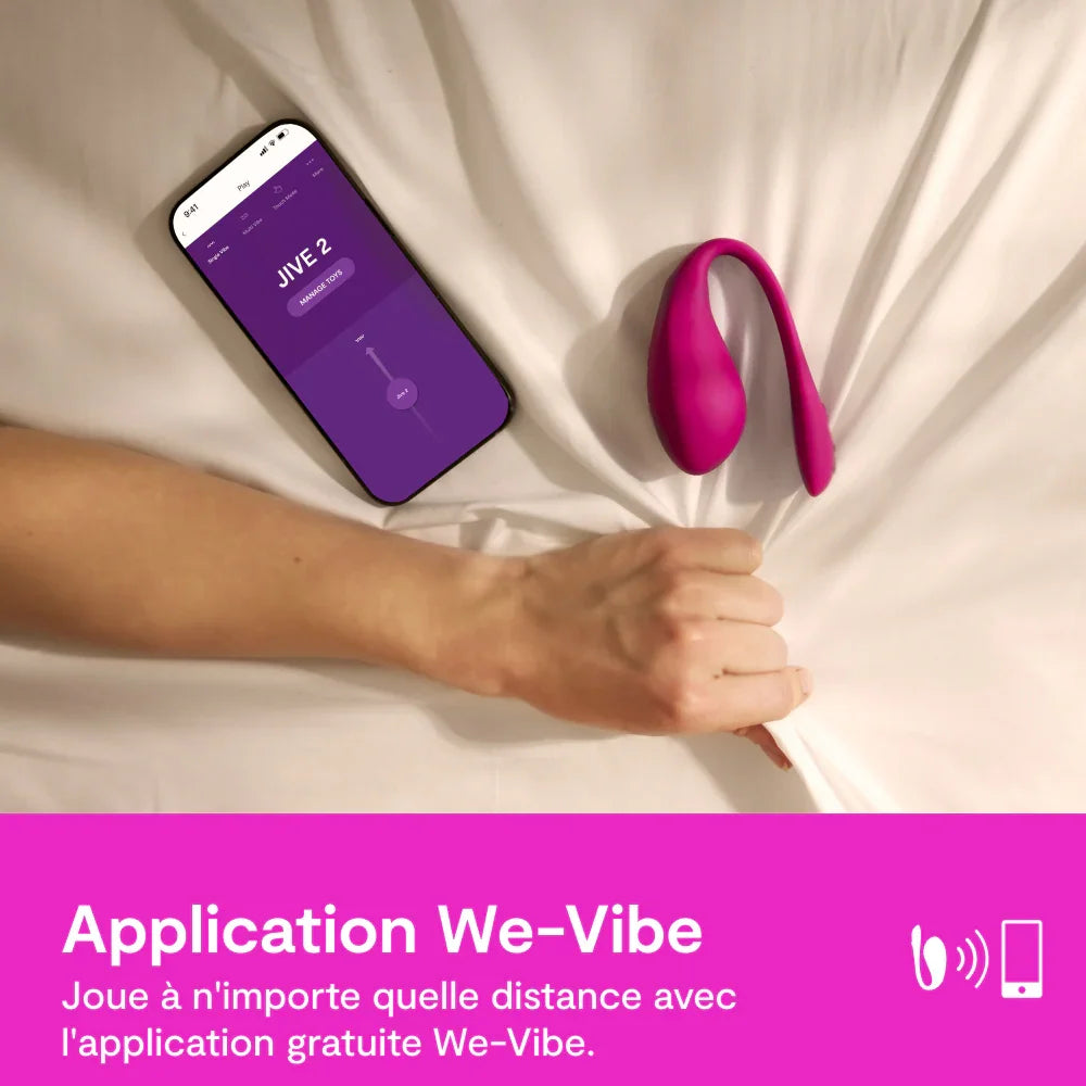 We-Vibe Jive 2 Silicone Rechargeable Remote Control Wearable G-Spot Vi - Romantic Blessings We-Vibe Jive 2 Silicone Rechargeable Remote Control Wearable G-Spot Vi - Romantic Blessings