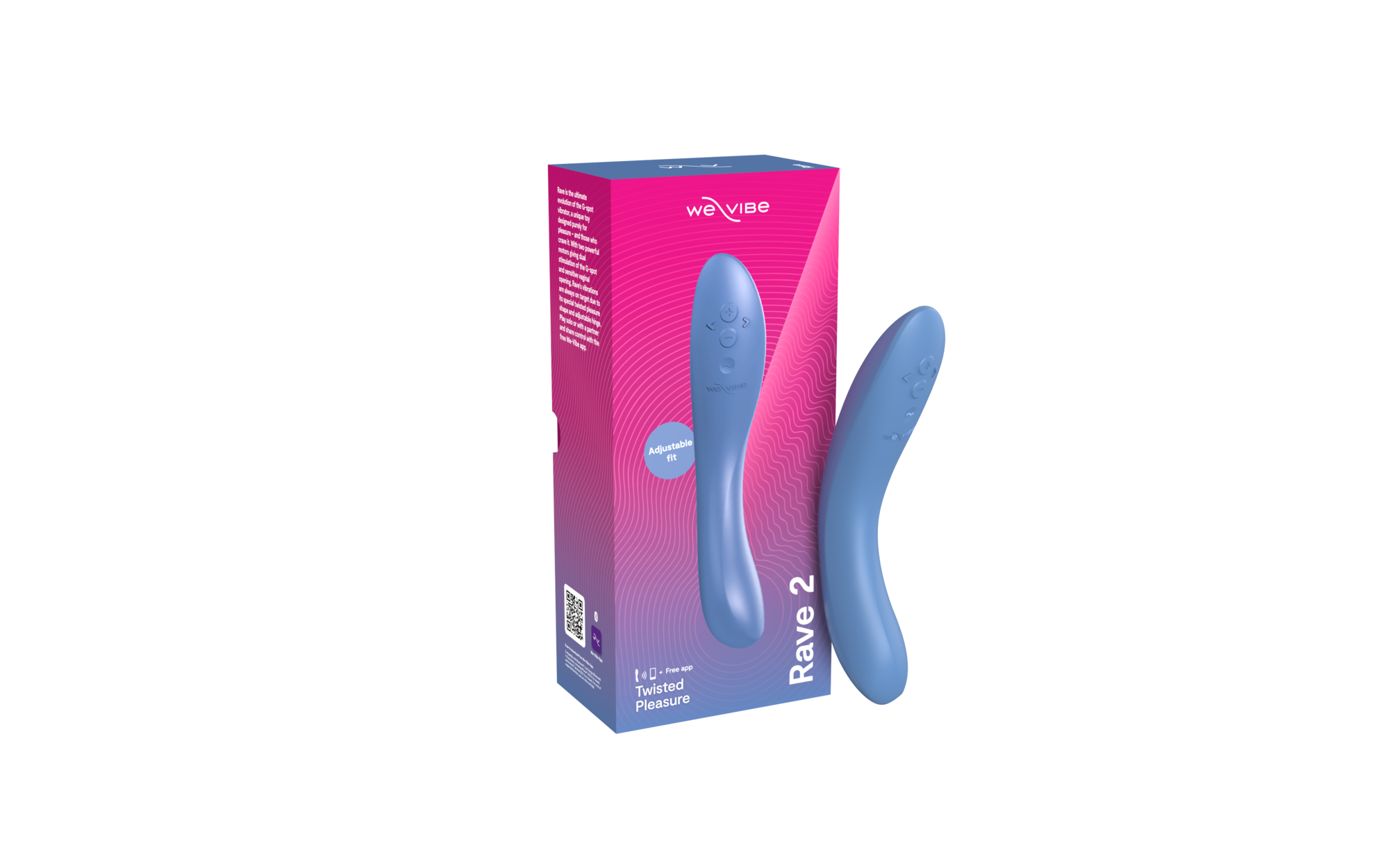 We-Vibe Rave 2 USB Rechargeable G Spot Vibrator with We-Connect App
