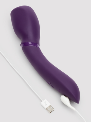 We-Vibe Wand 2 Rechargeable Silicone App Enabled Wand Cordless Vibrator Purple