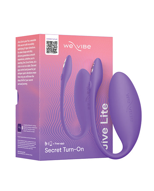 We-Vibe Jive Lite Silicone Rechargeable App Enabled Wearable G-Spot Vibrator Purple