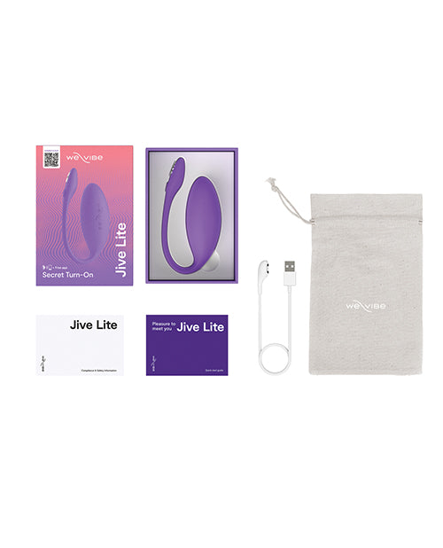 We-Vibe Jive Lite Silicone Rechargeable App Enabled Wearable G-Spot Vibrator Purple